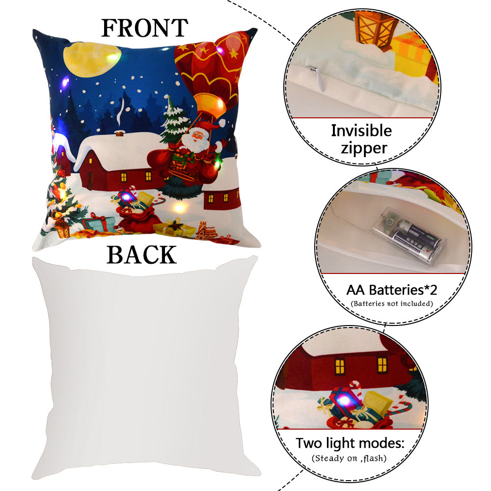 Christmas Glow LED Light Pillow