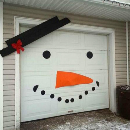 Snowman Face Wall Decal