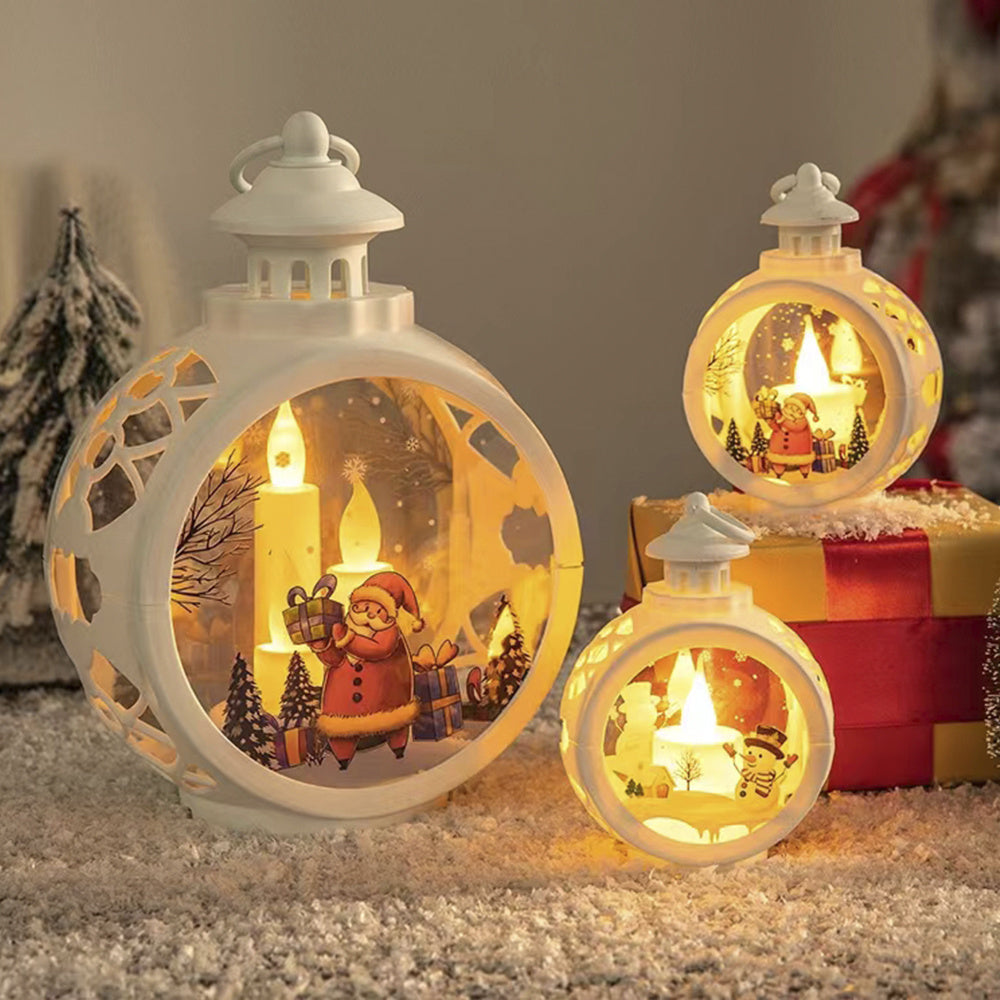 Santa Claus Lantern Ornament