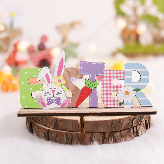 Easter Bunny Gnome & Letter Decorations