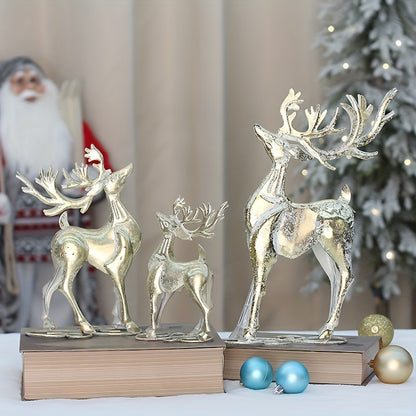 Wrought Iron Reindeer Ornaments