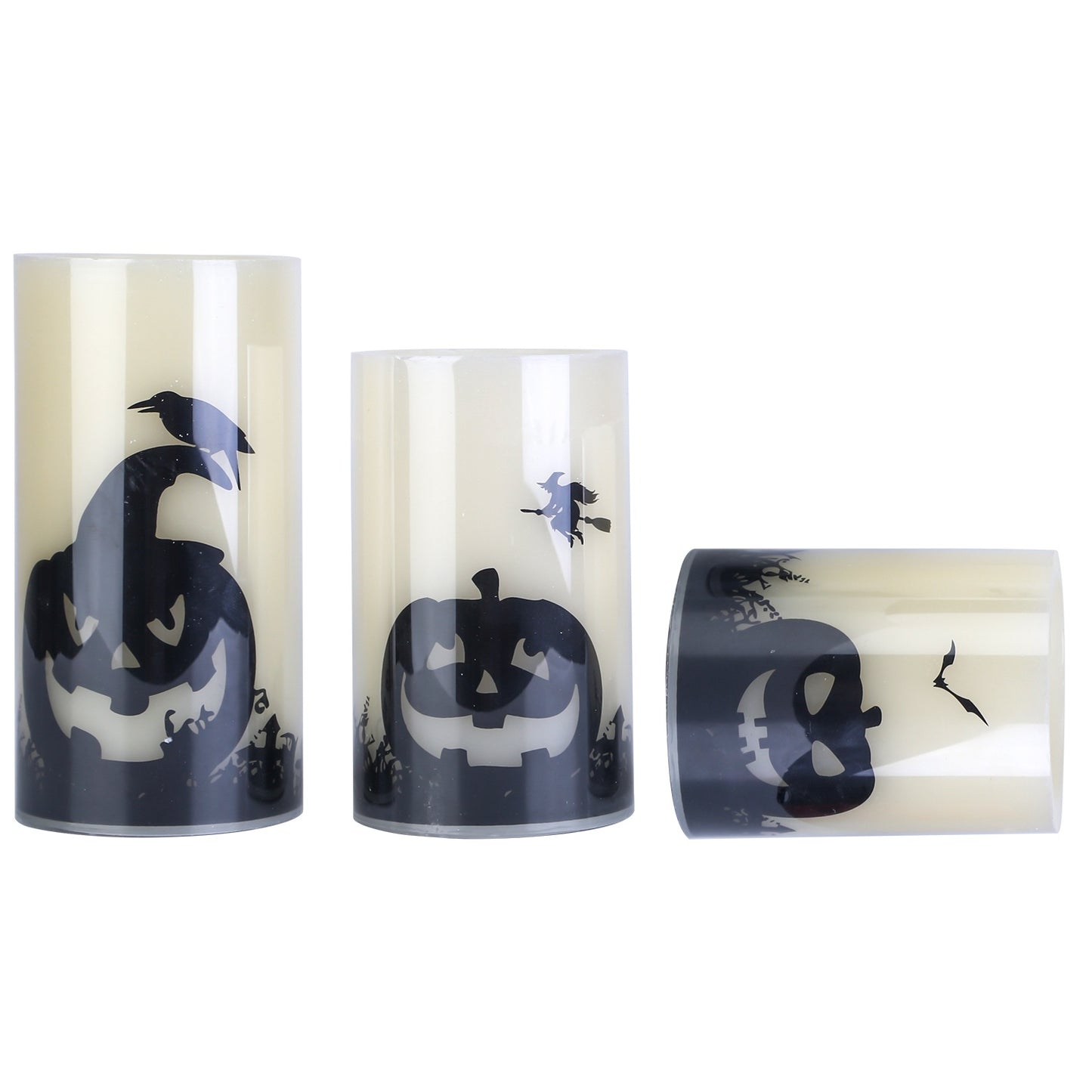 Halloween Flameless Candel Set