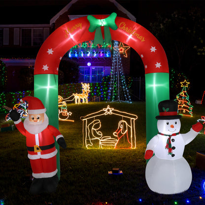 Santa/Snowman Inflatable Decor