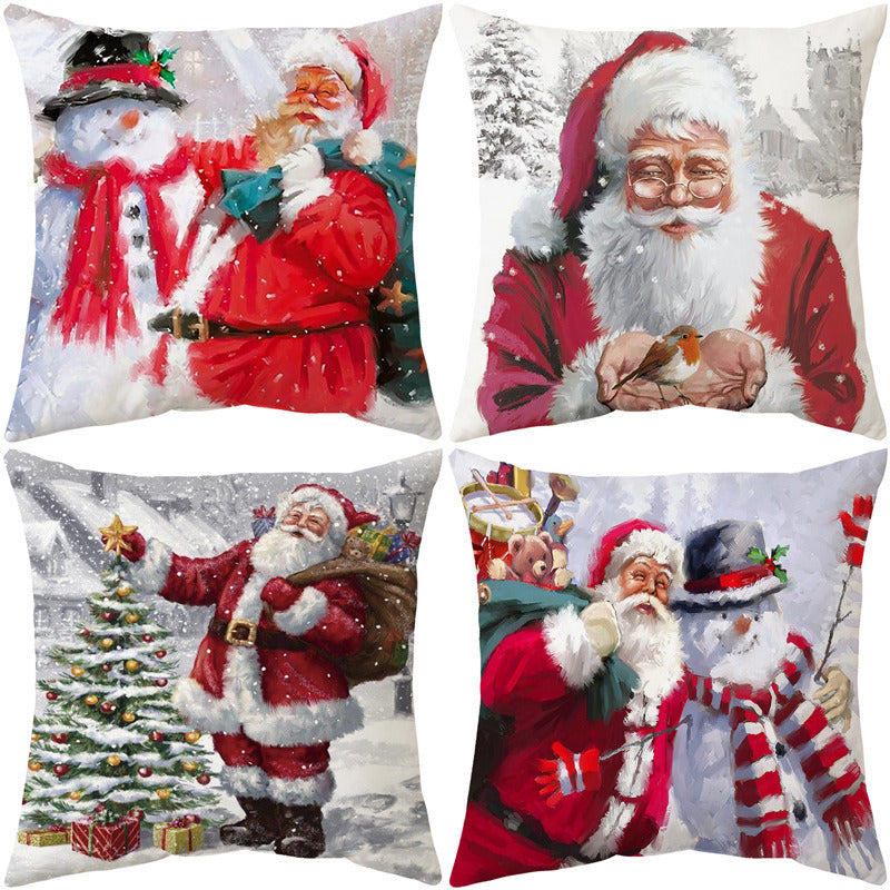 Red Santa Pillowcase Covers