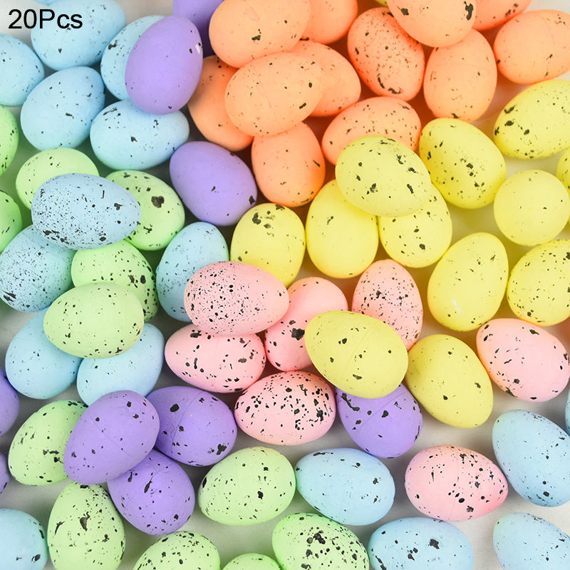 Colored Foam Easter Eggs (20pcs)