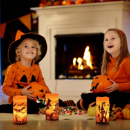 Halloween Flameless Candel Set