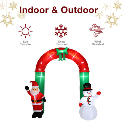 Santa/Snowman Inflatable Decor