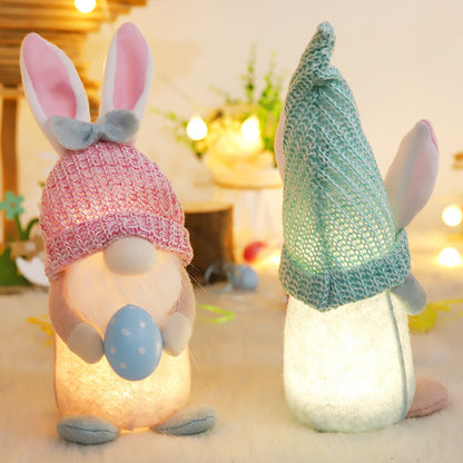 Gnome Easter Bunny Plush Dolls (2Pcs.)