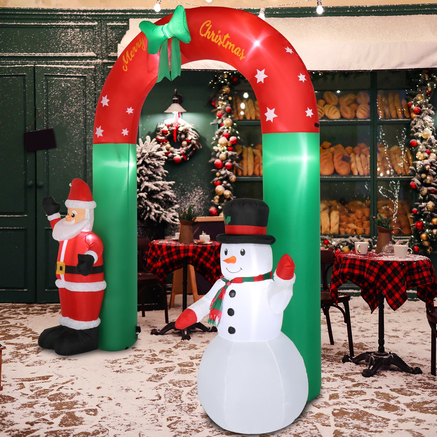 Santa/Snowman Inflatable Decor