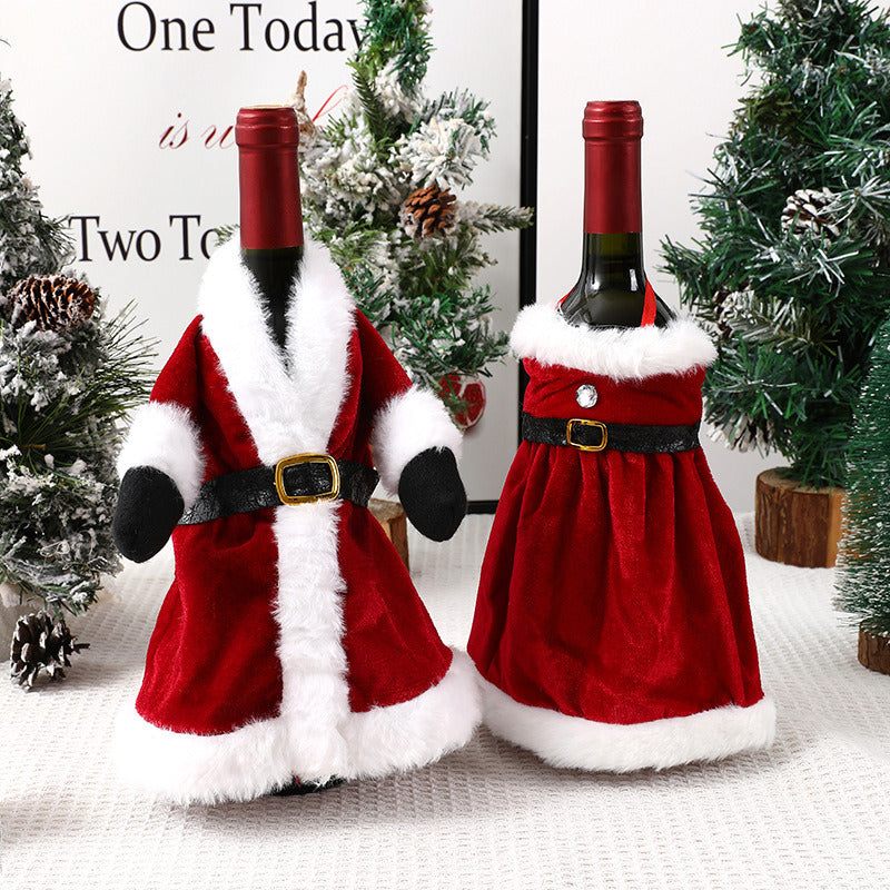 Christmas Wine Bottle Covers