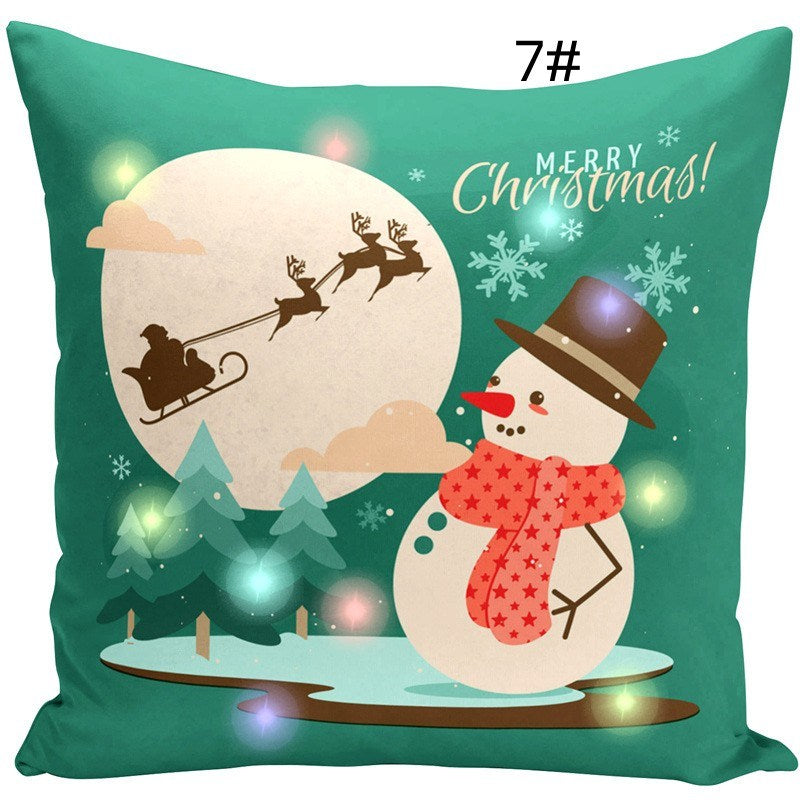 Christmas Glow LED Light Pillow