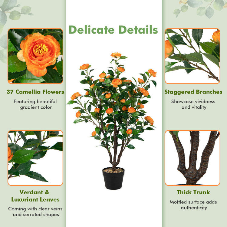 Artificial Camellia Tree