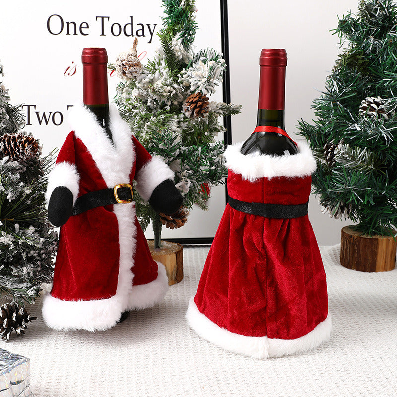 Christmas Wine Bottle Covers