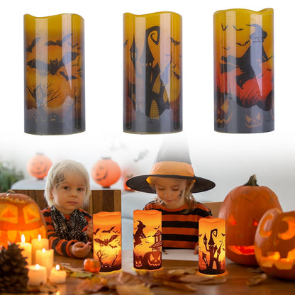 Halloween Flameless Candel Set