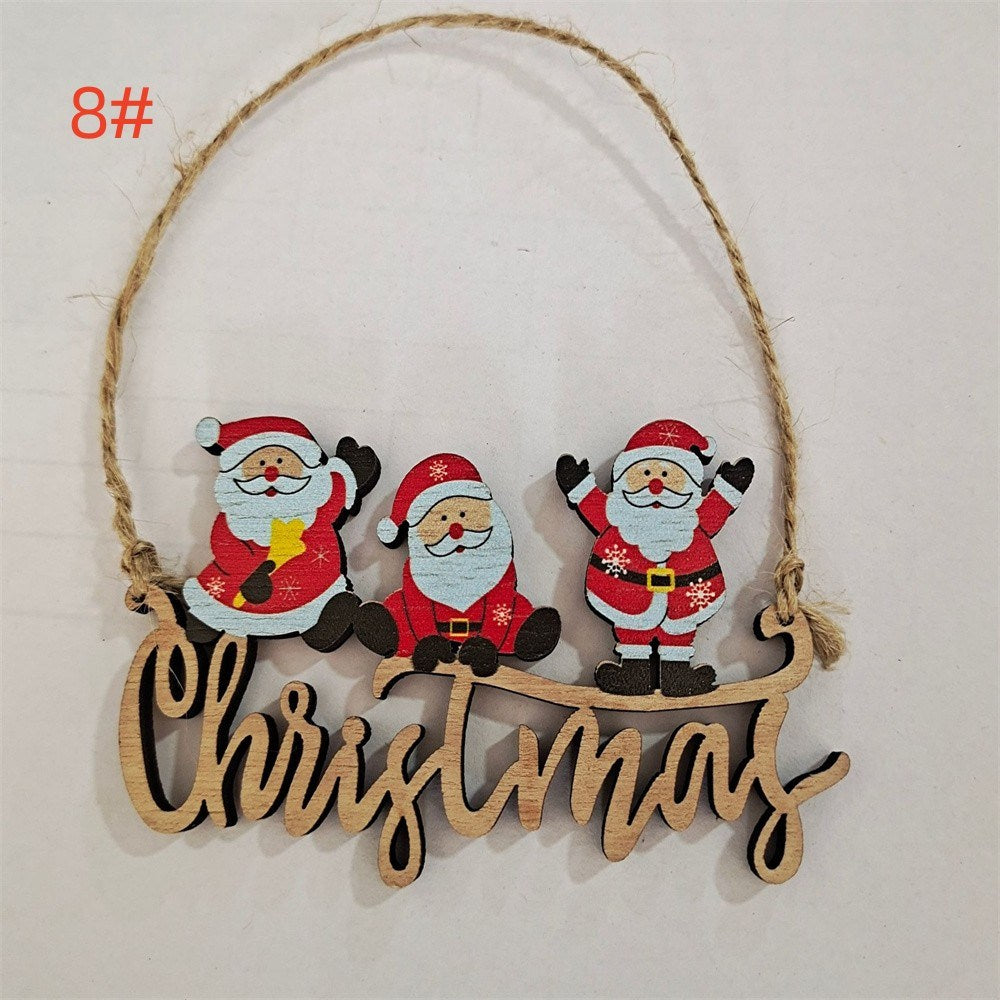 Hanging Wooden Ornaments