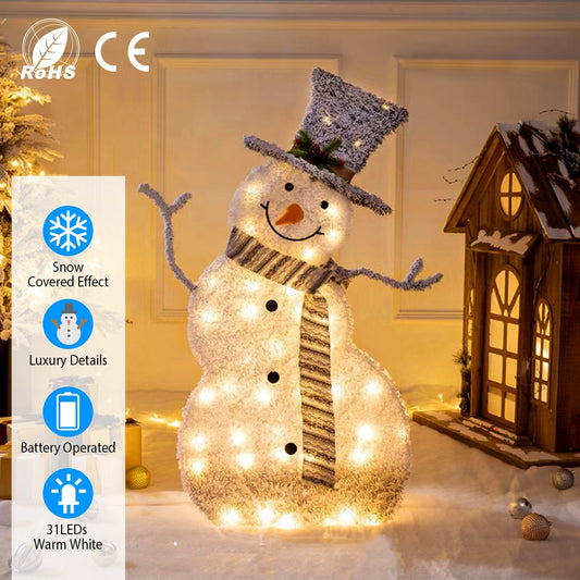 LED Christmas Snowman Decoration