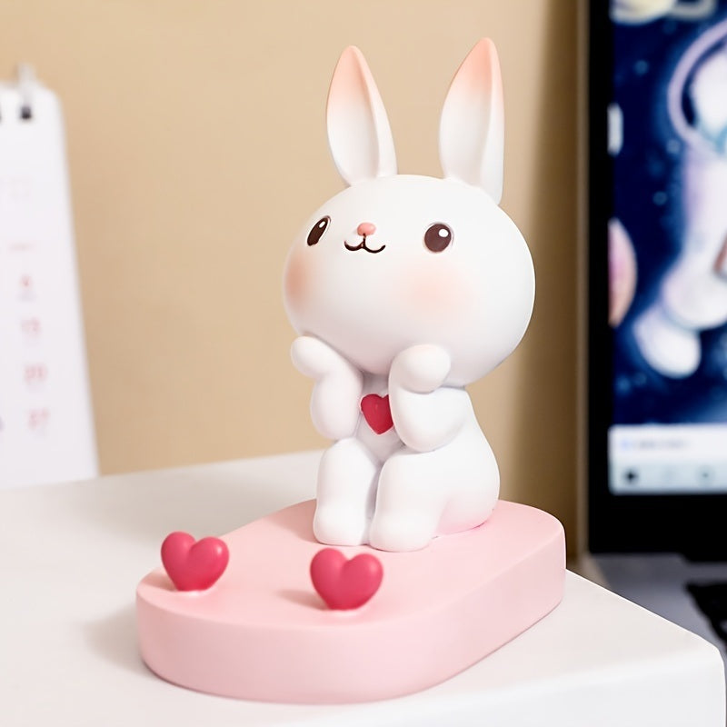 Pink Rabbit Phone Holder