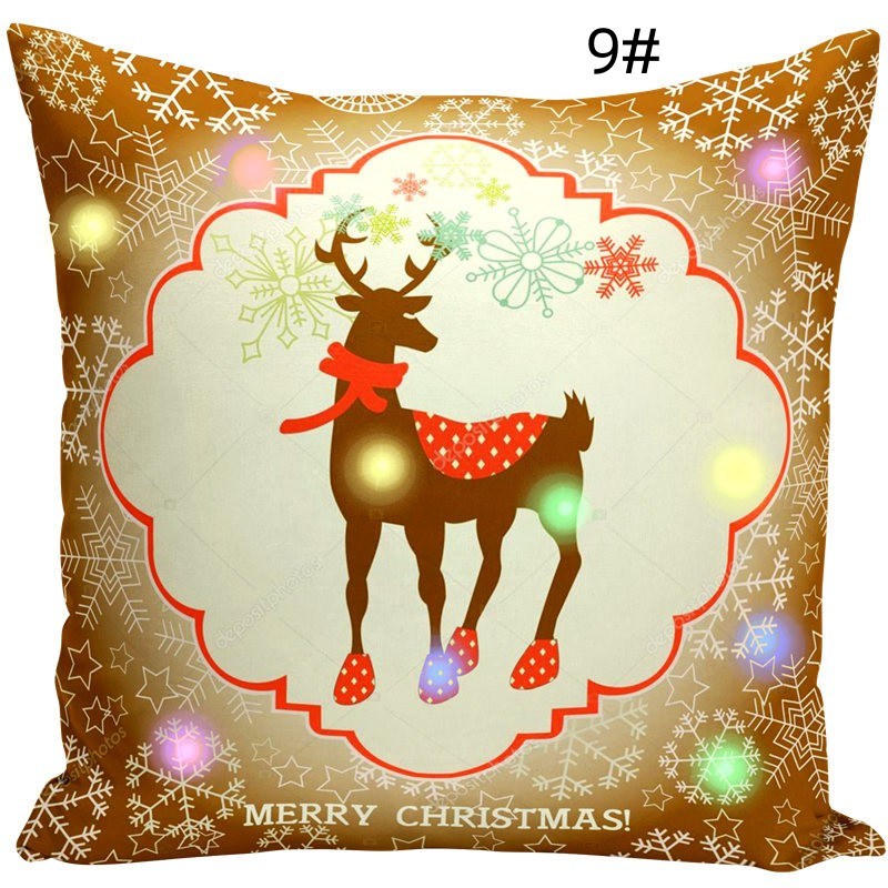 Christmas Glow LED Light Pillow