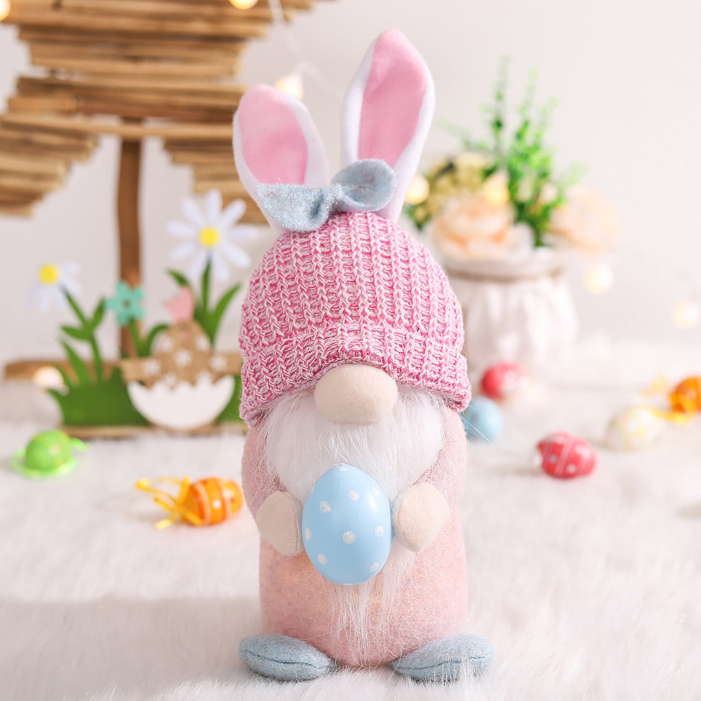 Gnome Easter Bunny Plush Dolls (2Pcs.)