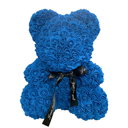 Blue Rose Bear