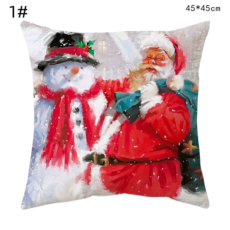 Red Santa Pillowcase Covers